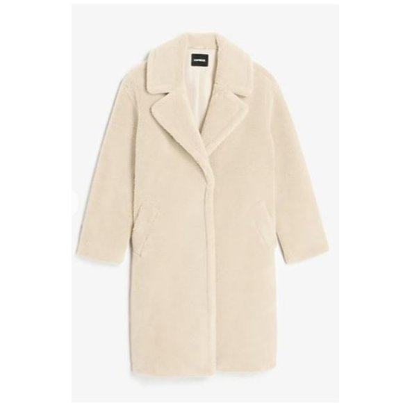 Express Teddy Sherpa Coat - Picture 1 of 7